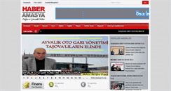 Desktop Screenshot of haberamasya.com